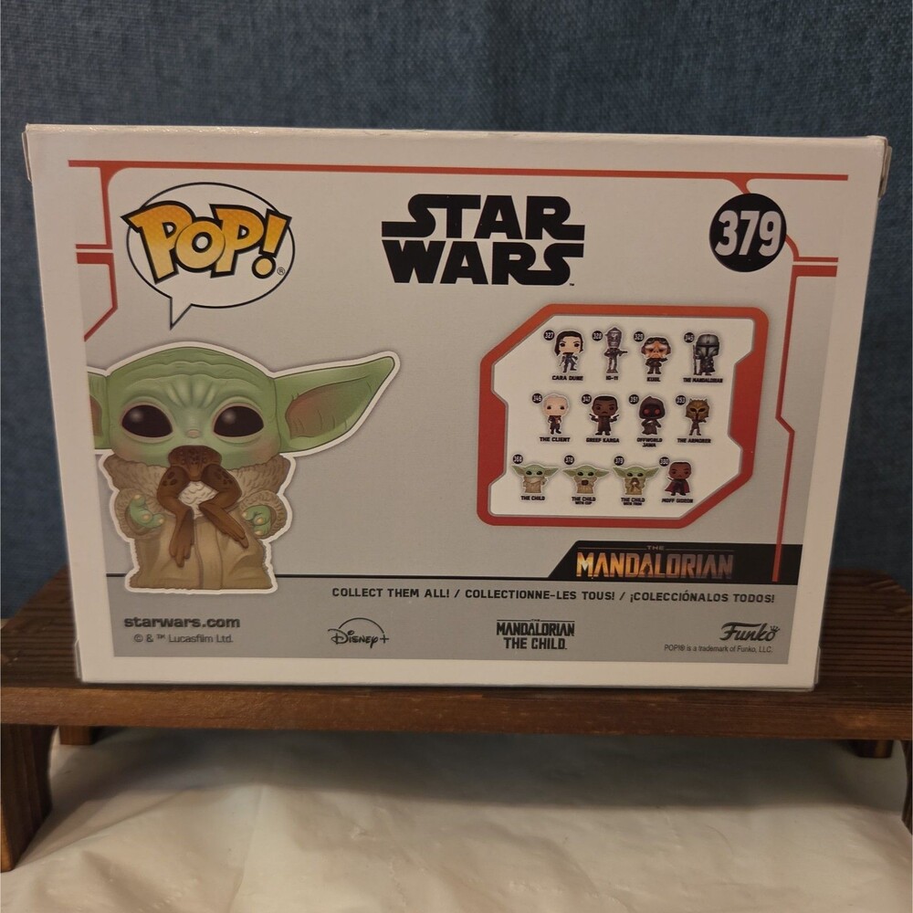 Funko Pop Star Wars The Child With Frog #379 Grogu Vinyl Figure MIB - Picture 9 of 16